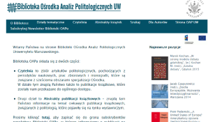 Biblioteka OAPu zaprasza do lektury