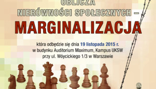 Konferencja Oblicza nierówności społecznych - marginalizacja