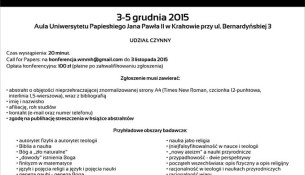 Konferencja "Bóg i nauka. Wokół myśli Michała Hellera"