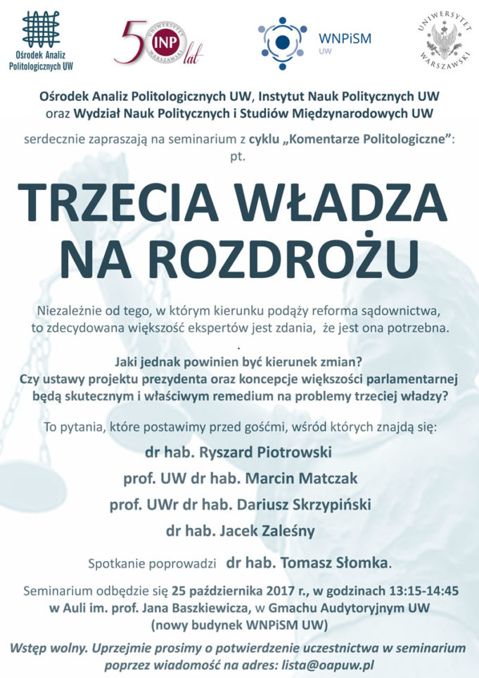 Trzecia władza na rozdrożu